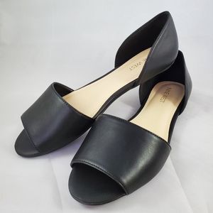 Nine West D'orsay Flats size 8 black